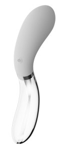 Liaison Curve LED - Dwustronny Wibrator Szklano-Silikonowy 20,5 cm