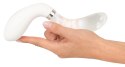Liaison Curve LED - Dwustronny Wibrator Szklano-Silikonowy 20,5 cm