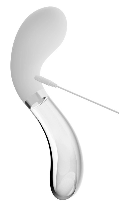 Liaison Curve LED - Dwustronny Wibrator Szklano-Silikonowy 20,5 cm Liaison Curve LED - Dwustronny Wibrator Szklano-Silikonowy 20,5 cm