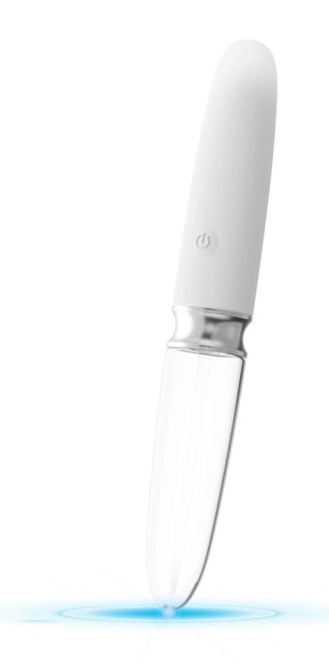 Liaison Glass Vibrator 3 - dwustronny masażer LED szkło i silikon 17,7 cm Liaison Glass Vibrator 3 - dwustronny masażer LED szkło i silikon 17,7 cm