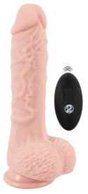 Medical Silicone RC Vibrator 21cm - obracający się, wodoodporny, silikon