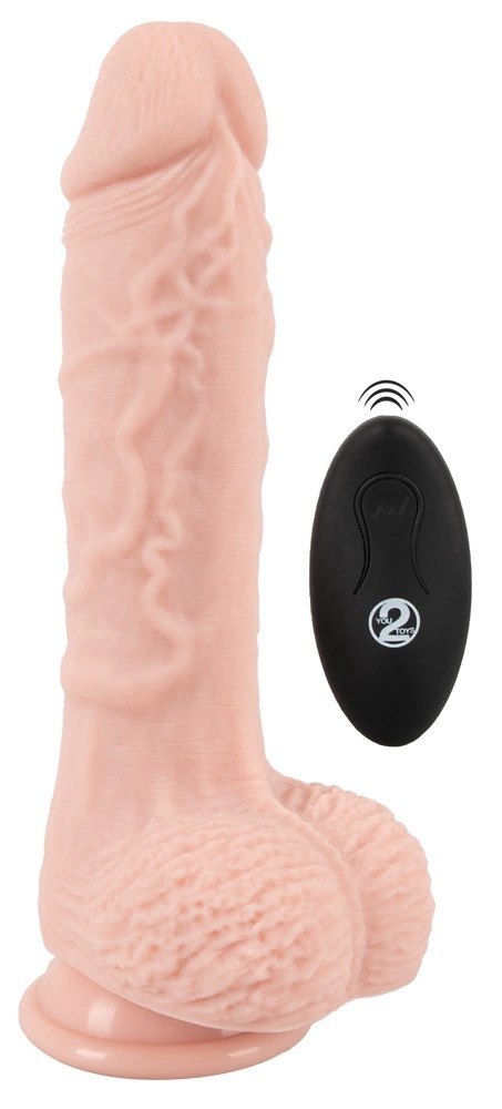Medical Silicone RC Vibrator 21cm - obracający się, wodoodporny, silikon Medical Silicone RC Vibrator 21cm - obracający się, wodoodporny, silikon