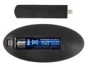 Medical Silicone RC Vibrator 21cm - obracający się, wodoodporny, silikon