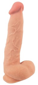 Nature Skin Model L Elastyczne Dildo 24,7 cm z Ruchomą Powłoką TPE