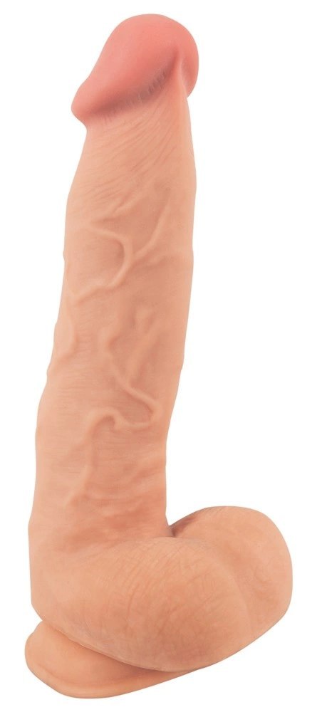 Nature Skin Model L Elastyczne Dildo 24,7 cm z Ruchomą Powłoką TPE Nature Skin Model L Elastyczne Dildo 24,7 cm z Ruchomą Powłoką TPE