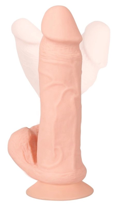 Nature Skin Model RC 20,8 cm - Anatomiczny wibrator z pilotem, elastyczny Nature Skin Model RC 20,8 cm - Anatomiczny wibrator z pilotem, elastyczny