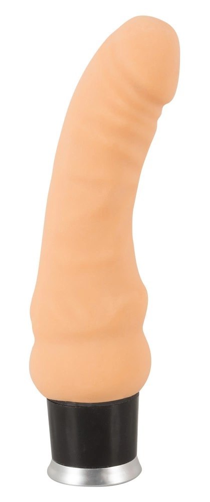 Nature Skin Wibrator 20 cm TPR wielofunkcyjny, elastyczny beżowy Nature Skin Wibrator 20 cm TPR wielofunkcyjny, elastyczny beżowy