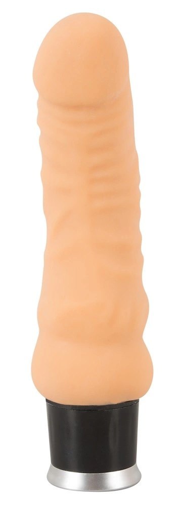 Nature Skin Wibrator 20 cm TPR wielofunkcyjny, elastyczny beżowy Nature Skin Wibrator 20 cm TPR wielofunkcyjny, elastyczny beżowy
