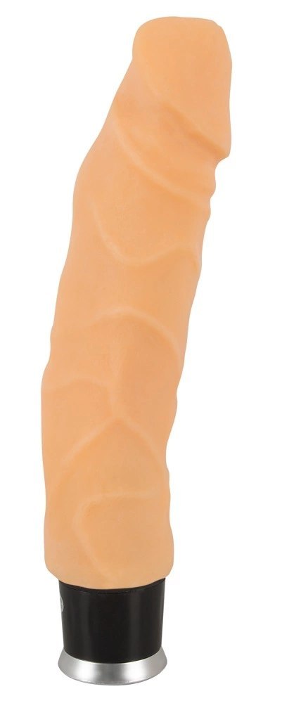 Nature Skin model 557912 - elastyczny masażer z powierzchnią żyłkowaną, cielisty 23 cm Nature Skin model 557912 - elastyczny masażer z powierzchnią żyłkowaną, cielisty 23 cm