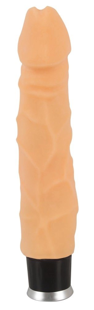 Nature Skin model 557912 - elastyczny masażer z powierzchnią żyłkowaną, cielisty 23 cm Nature Skin model 557912 - elastyczny masażer z powierzchnią żyłkowaną, cielisty 23 cm