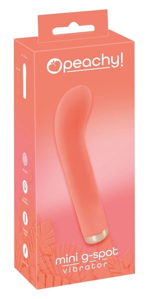 Peachy Mini G-Spot Wibrator USB, silikonowy, pomarańczowy, 16,5 cm Peachy Mini G-Spot Wibrator USB, silikonowy, pomarańczowy, 16,5 cm