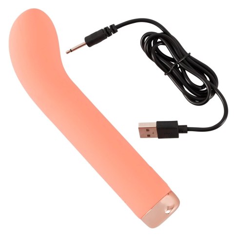 Peachy Mini G-Spot Wibrator USB, silikonowy, pomarańczowy, 16,5 cm Peachy Mini G-Spot Wibrator USB, silikonowy, pomarańczowy, 16,5 cm