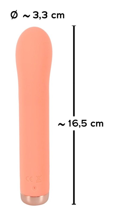 Peachy Mini G-Spot Wibrator USB, silikonowy, pomarańczowy, 16,5 cm Peachy Mini G-Spot Wibrator USB, silikonowy, pomarańczowy, 16,5 cm