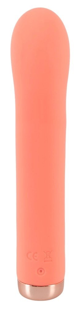 Peachy Mini Rabbit Vibrator model zakrzywiony pomarańczowy silikon 16,7 cm Peachy Mini Rabbit Vibrator model zakrzywiony pomarańczowy silikon 16,7 cm