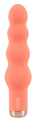 Peachy Mini Wibrator Koralikowy 10 Trybow Wibracji Pomarańczowy 16,5 cm