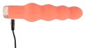 Peachy Mini Wibrator Koralikowy 10 Trybow Wibracji Pomarańczowy 16,5 cm