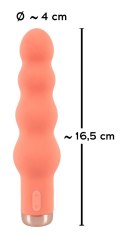 Peachy Mini Wibrator Koralikowy 10 Trybow Wibracji Pomarańczowy 16,5 cm