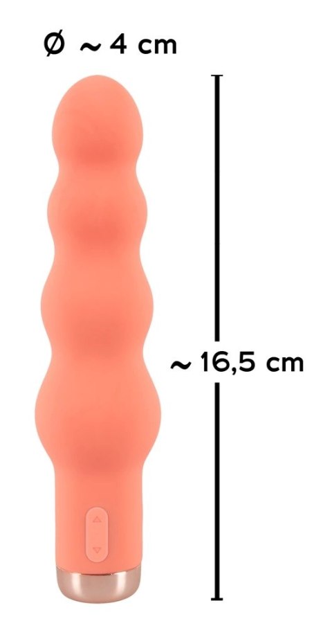 Peachy Mini Wibrator Koralikowy 10 Trybow Wibracji Pomarańczowy 16,5 cm Peachy Mini Wibrator Koralikowy 10 Trybow Wibracji Pomarańczowy 16,5 cm