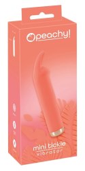 Peachy Mini - Wibrujący model intymny z elastycznymi uszami, pomarańczowy