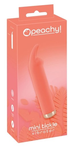 Peachy Mini - Wibrujący model intymny z elastycznymi uszami, pomarańczowy