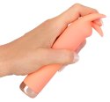Peachy Mini - Wibrujący model intymny z elastycznymi uszami, pomarańczowy