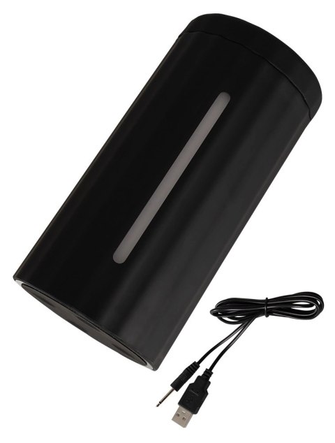 Rebel Handy Blow Job Model z 2 silnikami i funkcją podgrzewania, czarny Rebel Handy Blow Job Model z 2 silnikami i funkcją podgrzewania, czarny