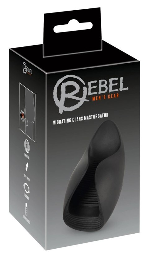 Rebel Intimate System czarny - urządzenie z 10 trybami wibracji 13 cm Rebel Intimate System czarny - urządzenie z 10 trybami wibracji 13 cm