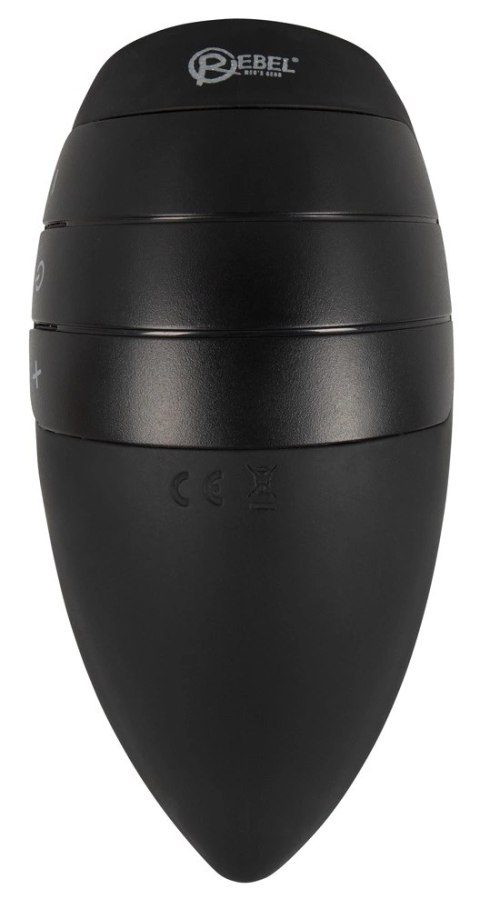Rebel Intimate System czarny - urządzenie z 10 trybami wibracji 13 cm Rebel Intimate System czarny - urządzenie z 10 trybami wibracji 13 cm