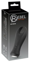 Rebel Model Intymny z 10 trybami wibracji, silikonowy, czarny