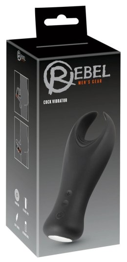 Rebel Model Intymny z 10 trybami wibracji, silikonowy, czarny