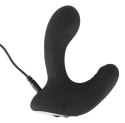 Rebel RC Butt Plug silikonowy, 3 funkcje, z pilotem, czarny, 14,2 cm