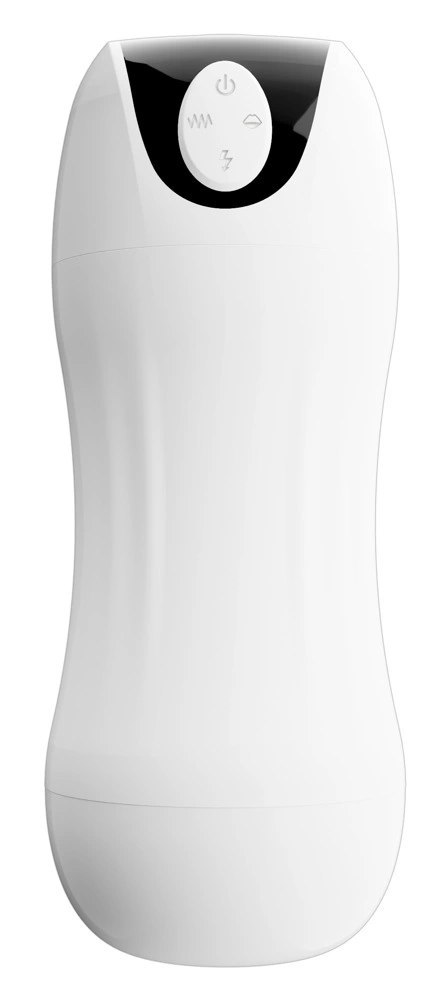 Stroker Model Dual White - System Ssania i Wibracji, 21 cm Stroker Model Dual White - System Ssania i Wibracji, 21 cm