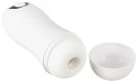 Stroker Model Dual White - System Ssania i Wibracji, 21 cm