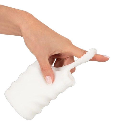 Stroker Super Soft Biały - System masażu intymnego z wibracjami i pierścieniem Stroker Super Soft Biały - System masażu intymnego z wibracjami i pierścieniem