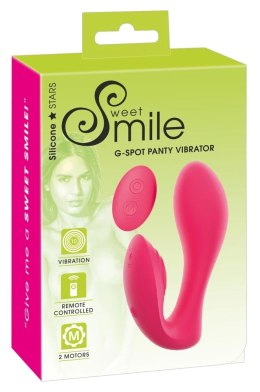Sweet Smile G-Spot Panty Vibrator Pilot 2-silnikowy silikonowy fioletowy