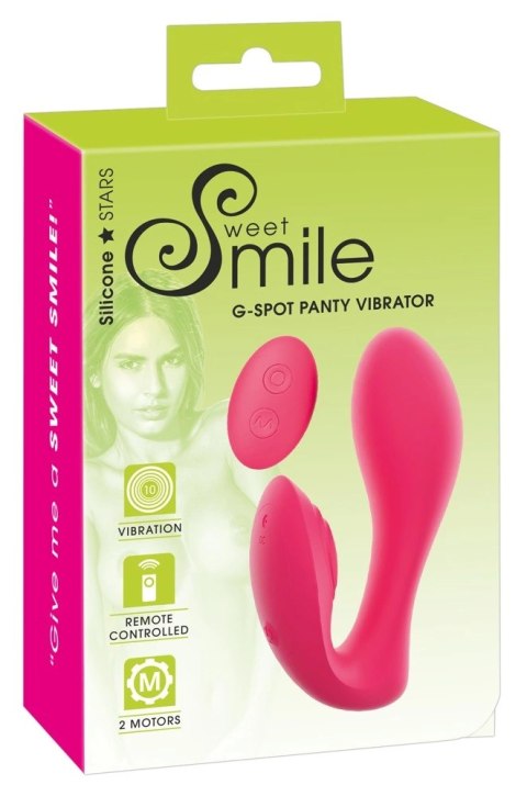 Sweet Smile G-Spot Panty Vibrator Pilot 2-silnikowy silikonowy fioletowy Sweet Smile G-Spot Panty Vibrator Pilot 2-silnikowy silikonowy fioletowy