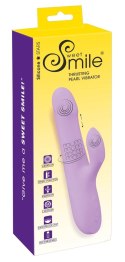Sweet Smile Pearl Vibrator model pchający, 10 trybow, silikonowy 23 cm