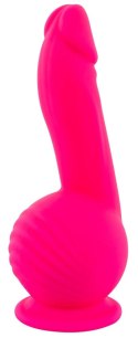 Sweet Smile Powerful Vibrator 19 cm przyssawka, silikon rożowy