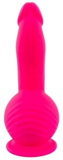 Sweet Smile Powerful Vibrator 19 cm przyssawka, silikon rożowy