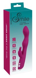 Sweet Smile Rabbit Violet system podwojnej stymulacji A&G, 23,6 cm