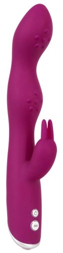 Sweet Smile Rabbit Violet system podwojnej stymulacji A&G, 23,6 cm