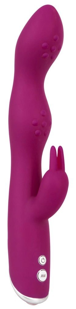 Sweet Smile Rabbit Violet system podwojnej stymulacji A&G, 23,6 cm Sweet Smile Rabbit Violet system podwojnej stymulacji A&G, 23,6 cm