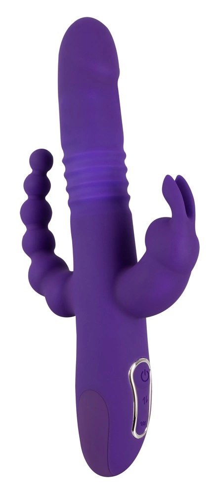 Sweet Smile Thrusting Pearl Triple - wielofunkcyjny model silikonowy USB 26 cm Sweet Smile Thrusting Pearl Triple - wielofunkcyjny model silikonowy USB 26 cm
