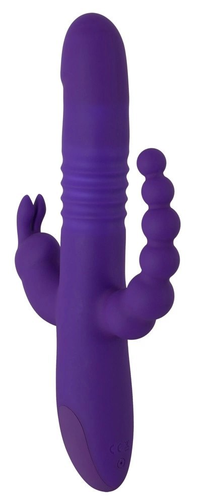 Sweet Smile Thrusting Pearl Triple - wielofunkcyjny model silikonowy USB 26 cm Sweet Smile Thrusting Pearl Triple - wielofunkcyjny model silikonowy USB 26 cm
