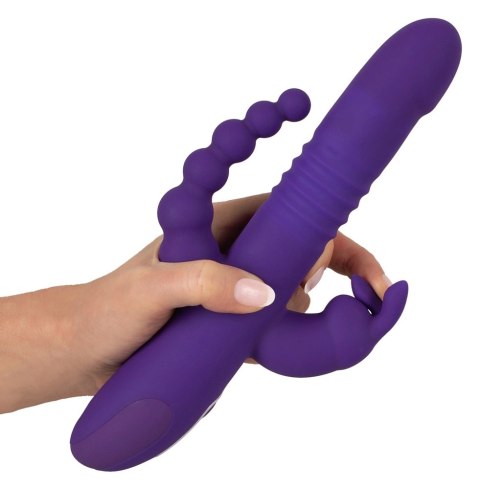 Sweet Smile Thrusting Pearl Triple - wielofunkcyjny model silikonowy USB 26 cm Sweet Smile Thrusting Pearl Triple - wielofunkcyjny model silikonowy USB 26 cm