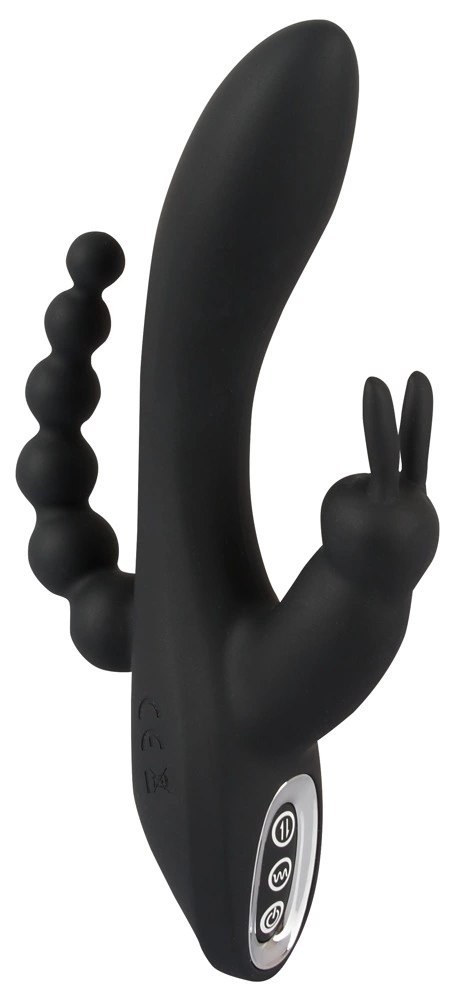 Sweet Smile Triple Stimulator - Model z 7 Trybami Wibracji, Fioletowy Sweet Smile Triple Stimulator - Model z 7 Trybami Wibracji, Fioletowy