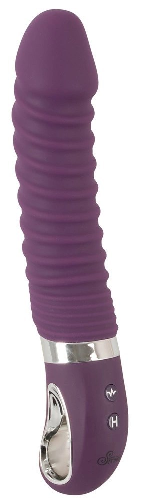 Sweet Smile Warming Soft fioletowy - wibrator z funkcją grzania, silikon Sweet Smile Warming Soft fioletowy - wibrator z funkcją grzania, silikon