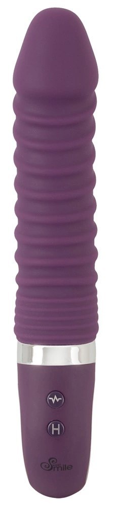 Sweet Smile Warming Soft fioletowy - wibrator z funkcją grzania, silikon Sweet Smile Warming Soft fioletowy - wibrator z funkcją grzania, silikon