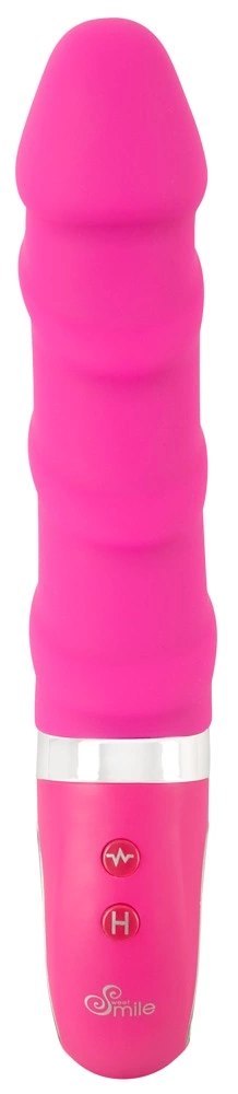Sweet Smile Wibrator Warming Soft rożowy z funkcją grzania 22,8 cm Sweet Smile Wibrator Warming Soft rożowy z funkcją grzania 22,8 cm