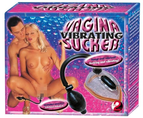 You2Toys - Model z pompką i wibracją, anatomiczna przyssawka, czarny You2Toys - Model z pompką i wibracją, anatomiczna przyssawka, czarny